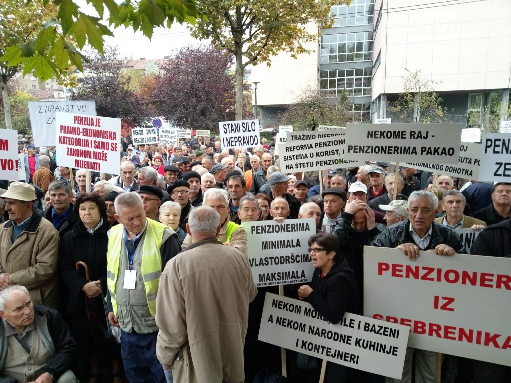 Kulminacija nezadovoljstva: Umirovljenici izlaze na prosvjede